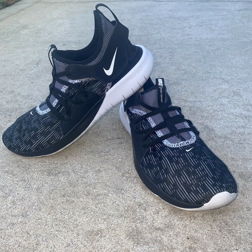 Nike Women's Flex Contact 3 Running Shoes Black Wh